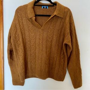 CeCe Tan Knit Sweater